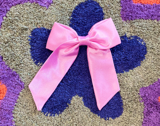 PRETTY PINK | BOW |HAIR ACCESSORIES