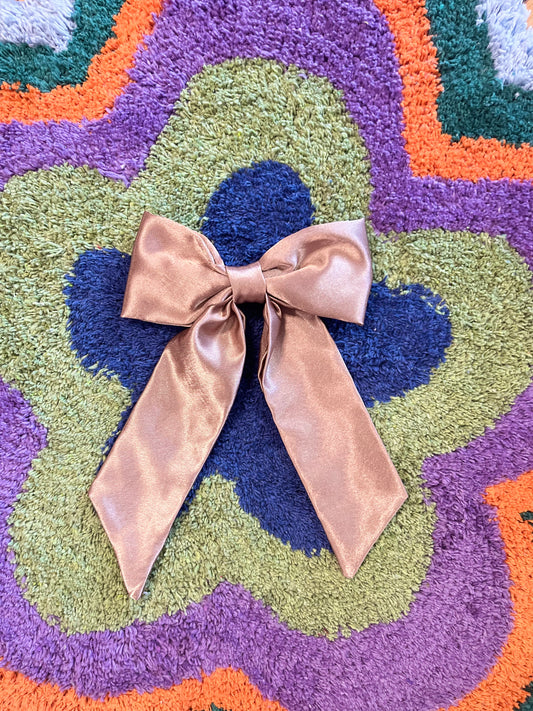 ROSE GOLD | BOW |HAIR ACCESSORIES