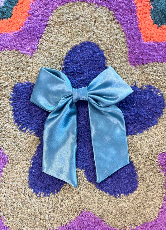 OCEAN BLUE | BOW |HAIR ACCESSORIES