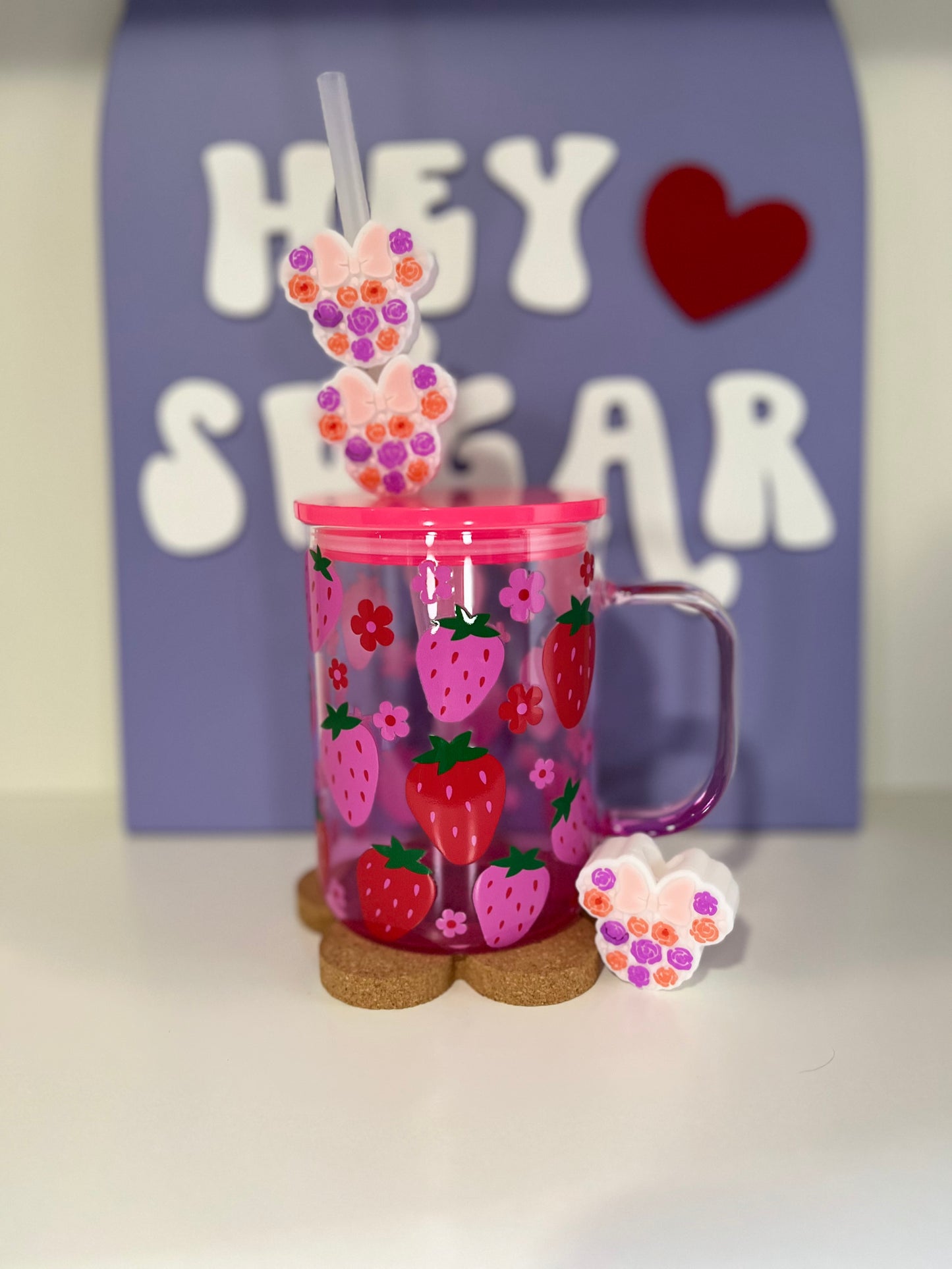 ROSE MINNIE | 3D STRAW TOPPER