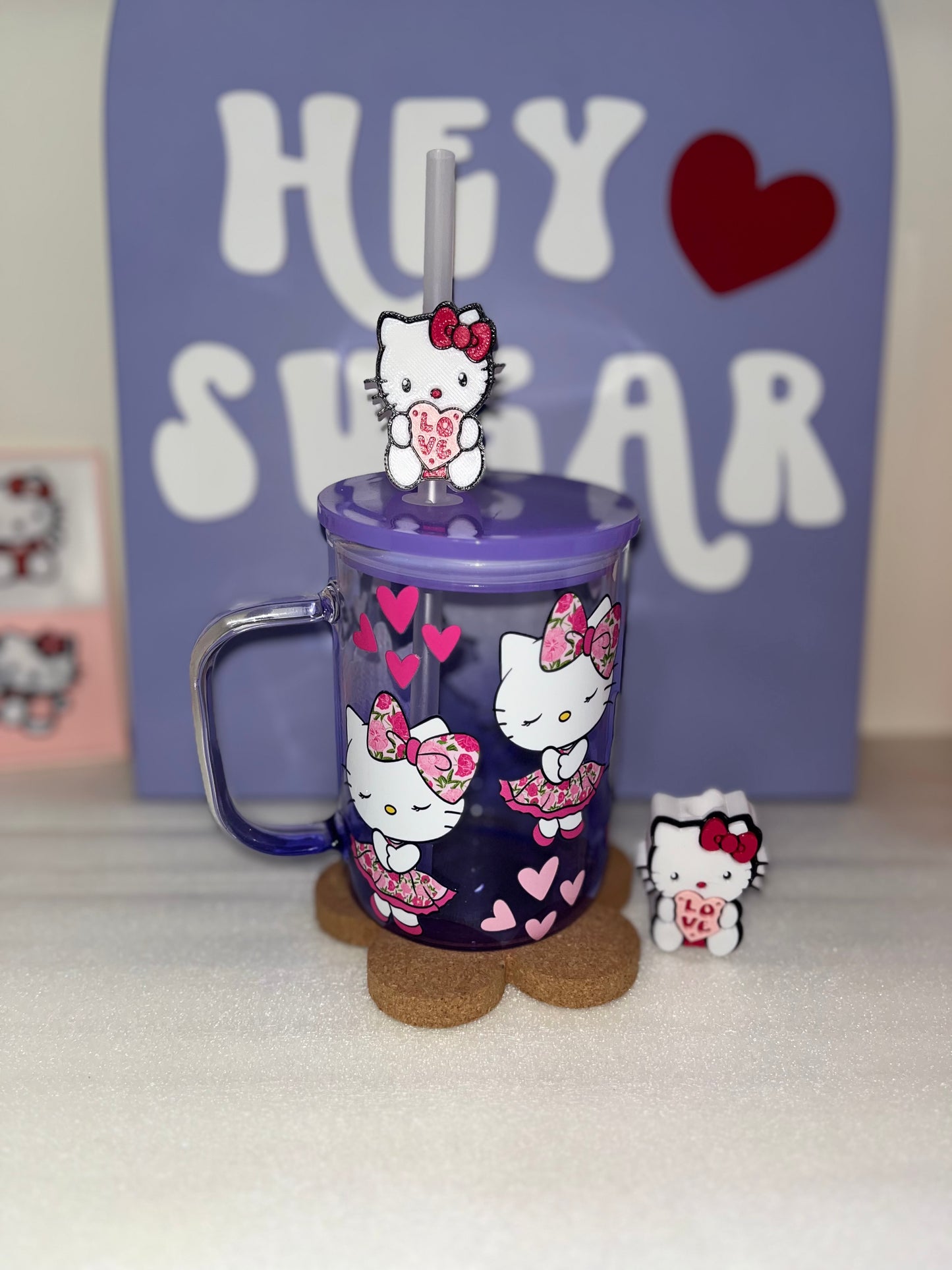 HK LOVE | 3D STRAW TOPPER